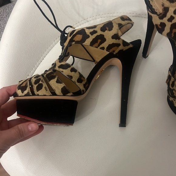 Charlotte Olympia cut out pony hair platforms - Picture 6 of 8